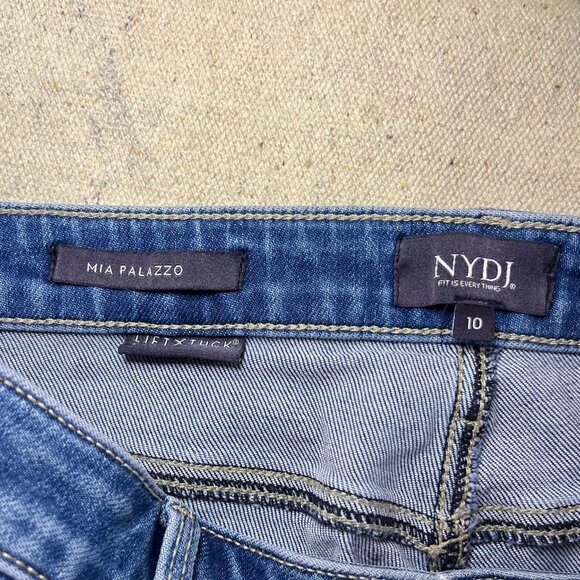 NYDJ Blue Flare & Wide Leg Jeans - Picture 5 of 12